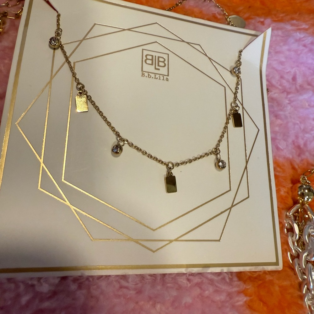 Gold Charm Necklace